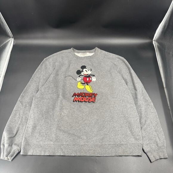 Vintage Walt Disney Mickey Mouse Characters Embroidered Sweatshirt Size Large - Picture 1 of 6